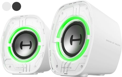 Edifier【エディファイア】G1000II卓上小型RGBゲーミングスピーカー|なおなお書き5Pro/なおなお書き5/なおなお書き4/Switch2/Switch等相応う|2.0chPC積極的先っちょ青写真金棒引き声遣い高|