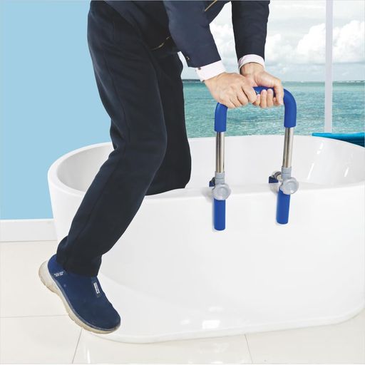浴槽手すり バス手すり バスケア 入浴補助具 介護用品 滑り止め マタニティケア用品 障害者用手すり 転倒防止 工事不要 簡単設置 (121 bathtub rail)｜みやらび