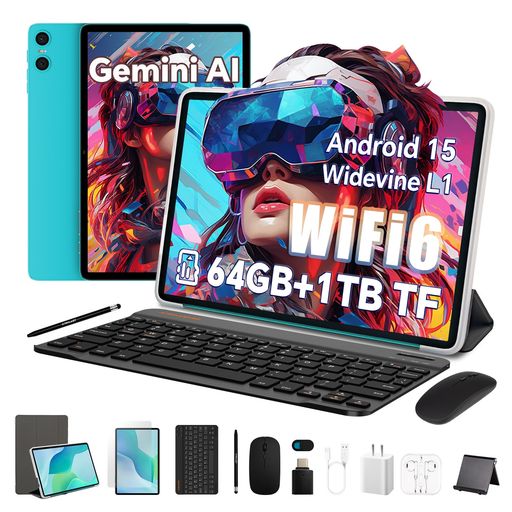 Android 15 タブレット 10インチ、TECLAST P33 アンドロイド15 GO、WiFi 6+Widevine L1+BT5.4+GMS+6000mAh+Type-C+OTG+無線投影+フルメタルボディ、tablet|みやらび