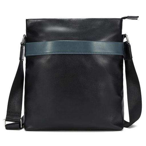 URBANWAYSショルダーバッグメンズ本革斜めがけ肩掛け人気縦型メッセンジャーバッグ12.9インチiPad収納可2way軽量防水通勤旅行鞄