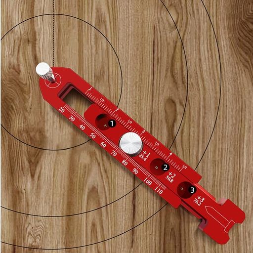 CarAngels木工用コンパス円弧ケガキゲージアルミ製大工測定及びマーキングツール