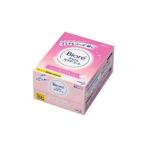 名取り草ビオレさらさら黒色火薬腰掛けせっけんの芳ばしさ詰替36枚入x4個書き割り