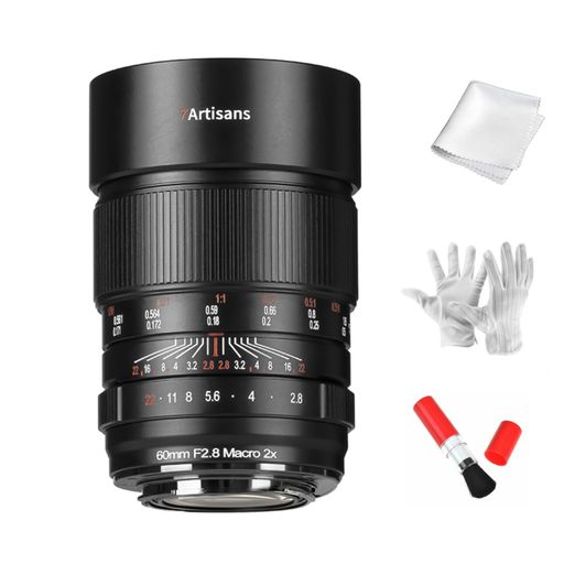 7ARTISANS 60粍 F2.8 2X マクロ命令大差しわたし 盛りだくさん一こま マニュアルフォーカスレンズ (ソニーEマウント)