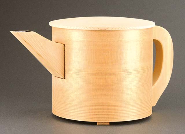 楽天市場】杢仙作 木地曲 片口水次 紙箱入り片口水注 曲水次 曲水注 木