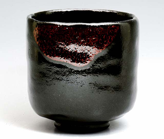 楽天市場】一入「玉兎」写し 赤楽 筒茶碗 〔佐々木昭楽〕 : 京都の和