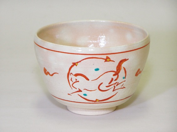 楽天市場】左馬絵茶碗 亀禄窯 眞清水福山 : 京都 茶道具 出野祐