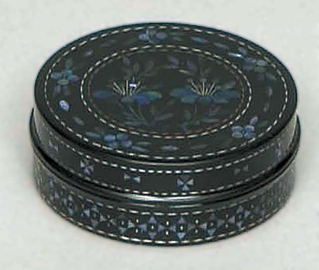 値下しました‼香合 楽天市場】螺鈿 草花文 香合（大） : 宮下深和