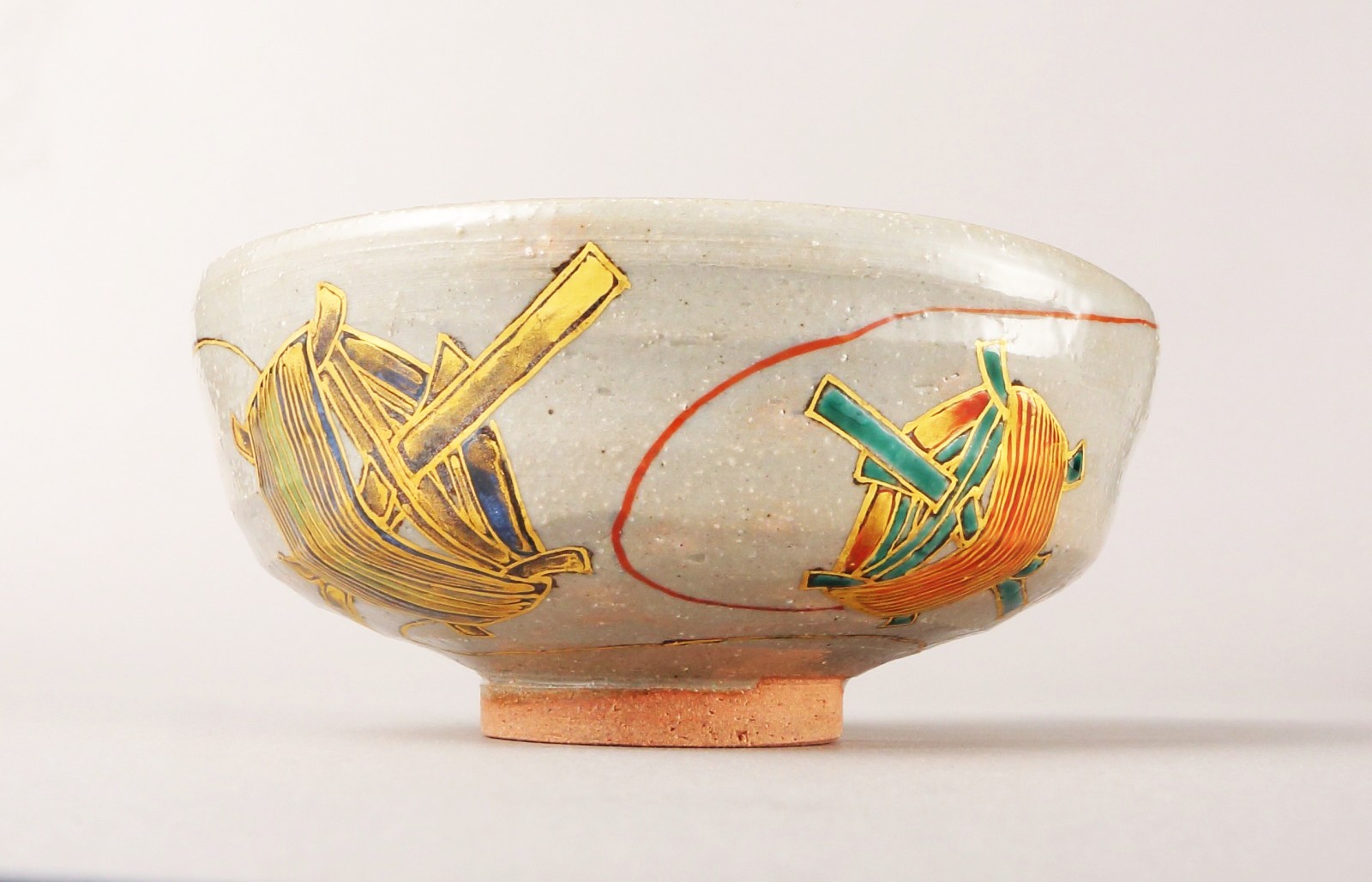 楽天市場】金襴手六瓢絵 茶碗 林淡幽 : 京都 茶道具 出野祐