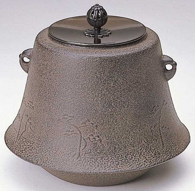 楽天市場】富士透木釜 荒磯地紋 南鐐摘み 亀釻付13代 和田美之助