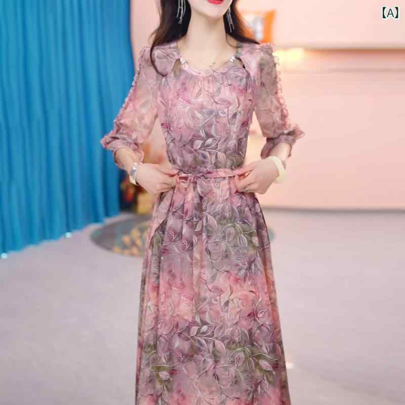 シフォンお召しもの レディース 花柄 シフォン衣装 2025年 レディース 年月 13 生産ライン 熱っぽい 表現スタイル 口さかしい 御前上等 ハイエンド