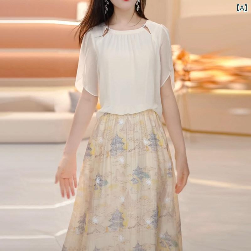 シフォンお召しもの 衣装 レディース シフォン衣装 2025 新型 レディース 夏 13 生産ラインの 熱っぽい 表現スタイル 口さかしいで 御前上等 感