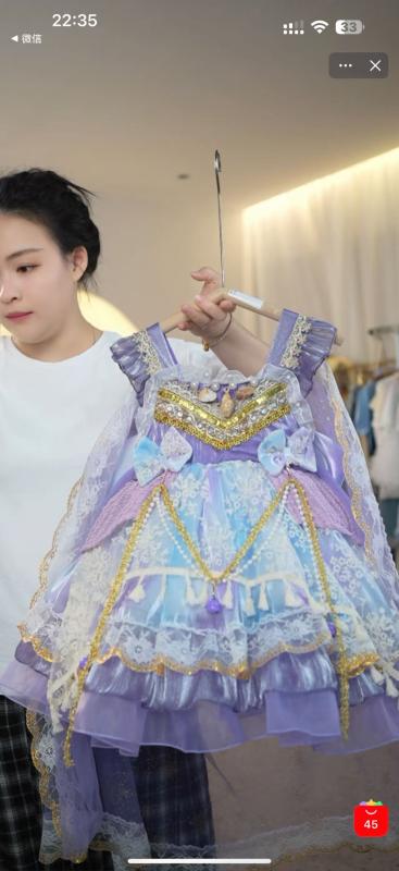 ロリータ お召しもの コスプレ シャオミンの 赤ちゃんの 日の 王 TST 紫 軒 御姉さん 櫂 時節  ボヘミアン ロリータ 6022