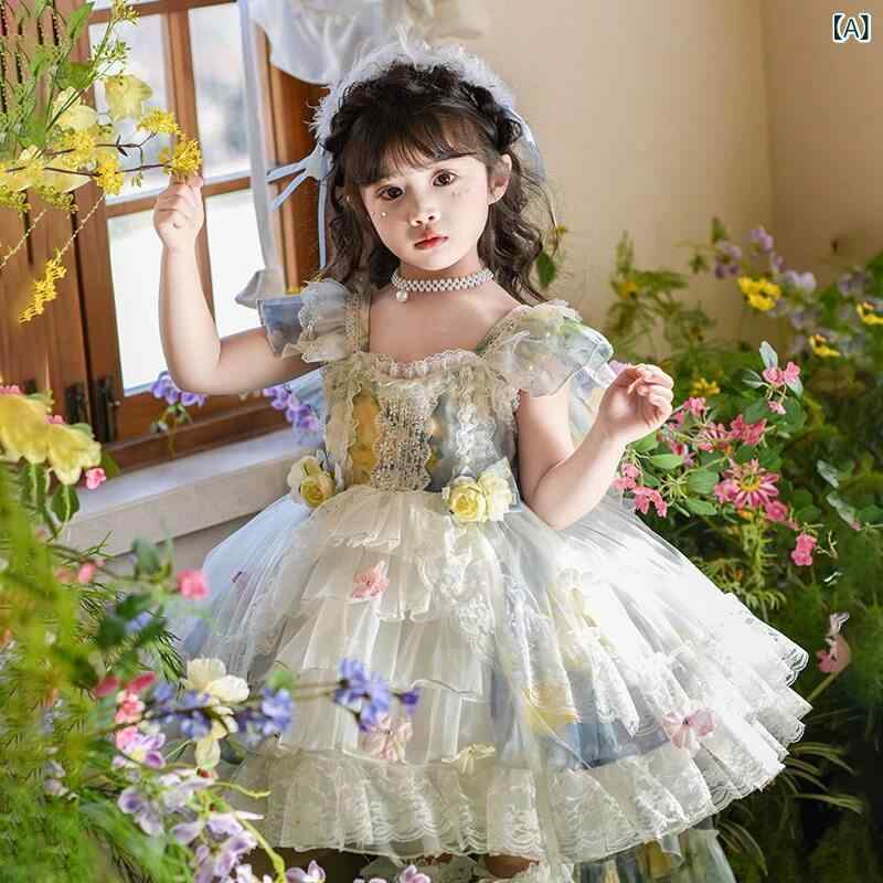 ロリータ お召しもの コスプレ 御姉さん用 御花仙女 妃殿下 お召しもの もの言う花 フォレスト つづき物 メッシュ ウエスタン表現スタイル 赤ちゃん用 ロリータ ドクウツギ スコート