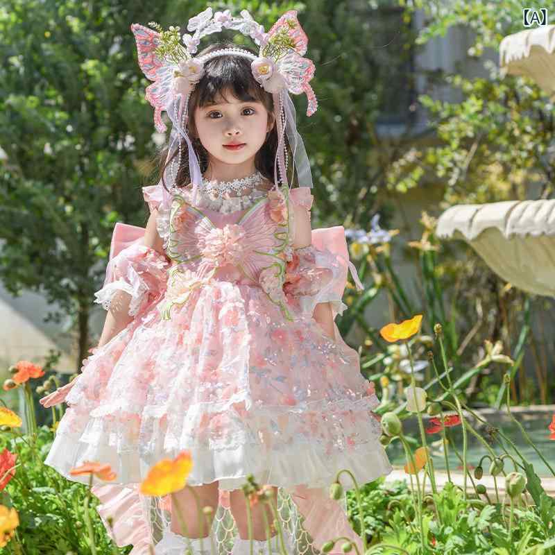 ロリータ お召しもの コスプレ お姉さん用 ロリータ 姫御前 お召しもの 夏の 表現スタイル もの言う花 ウエスタン表現スタイル 婚礼の儀 ロリータお召しもの 花の 仙女 スコート レディースファッション-ドレス