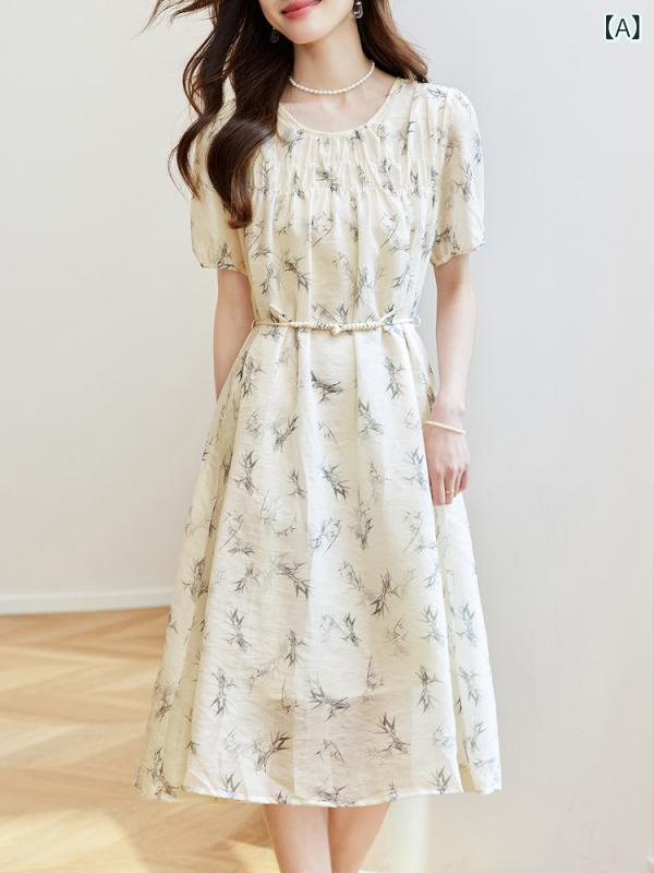 シフォンお召しもの 衣装 レディース お上さん用 花柄 衣装 2025夏 御前上等小 シフォンプルオーバー 酉の方角 細身 ロング スコート