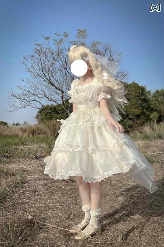 ロリータ お召しもの コスプレ し損ない フルラ ロリータ WFOP ロリータお召しもの 花嫁御寮 夏 黒