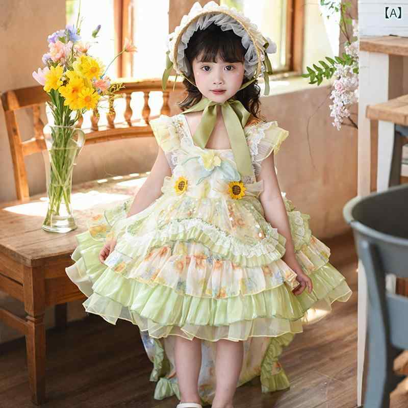 ロリータ お召しもの コスプレ 夏の 赤ちゃん用 妃殿下 お召しもの 生まれ落ちる日 ドクウツギ スコート 御姉さん用 ロリータ ひまわり 2025年