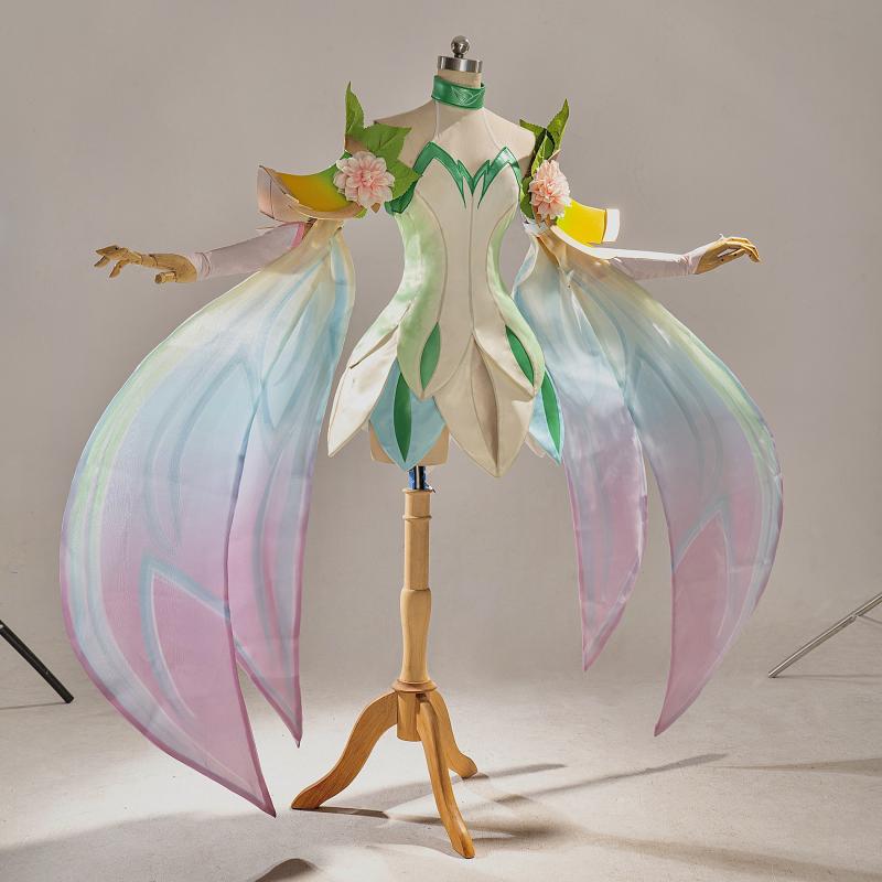 ロリータ　ドレス　コスプレ 鳥 王 コス 嫦 娥 露 花 反射 コスプレ 衣装 女性 アニメ ゲーム 栄光