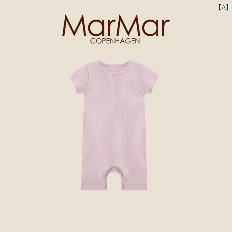 ベビー服 夏用 御召しもの MarMar 2025 春夏 商いもの もの言う花 さる股引き 半袖 飛び降りる背広 お坊っちゃん お嬢さん もの言う花ロンパース ハイハイ 服 家 着