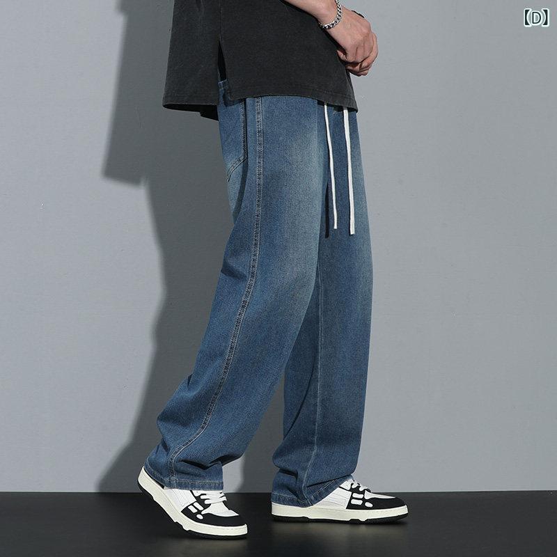 引っ切り無い ズボン下 メンズ Jeanswest 冷感 デニム メンズ 夏 薄っぺら 引っ切り無い ズボン下 2025年 心地好い ロング 御坊っちゃん用