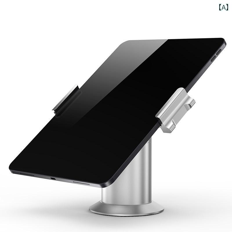 ノートパソコン　スタンド　 Apple iPad Pro スタンド 129インチ タブレットコンピュータ チキンを 食べる ジャイロスコープ 専用 デスク トップ 金属 ベース 360度 折りたたみ 回転 アンカー オンライン クラス オフィス レジ アルミ 合金 多機能