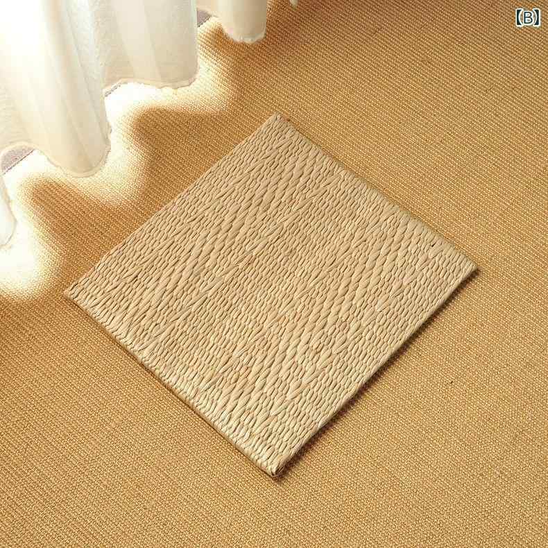 ソファ　カバー　クッション Weiyue 厚手 瞑想 マット ラタン 畳 ベイ ウィンドウ クッション 家庭用 わら 仏陀 フロア 布団 椅子