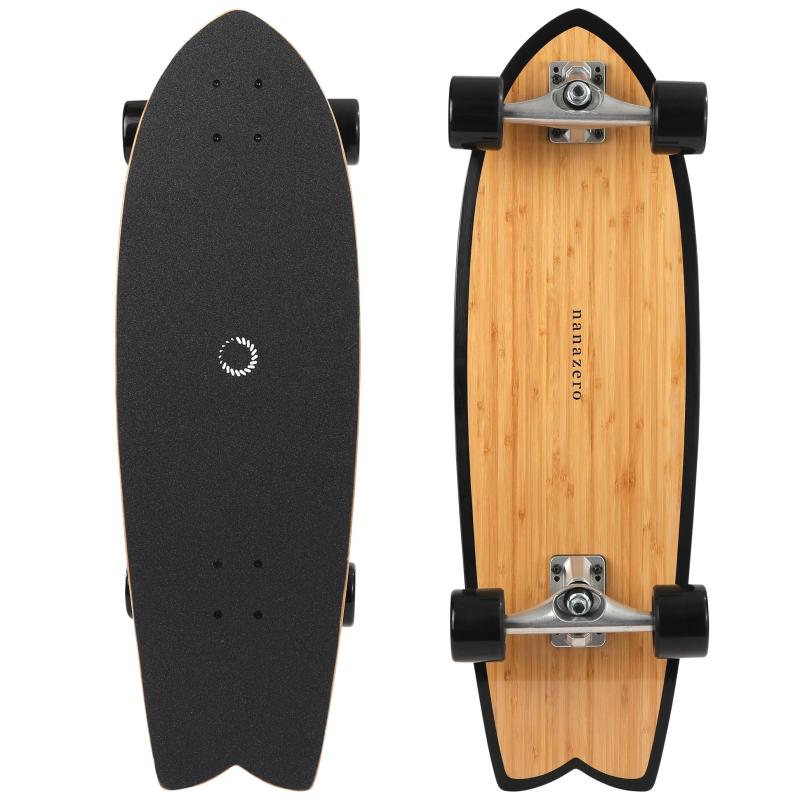 楽天市場】nanazeroサーフスケートボード34”ラウンドスカッシュテール