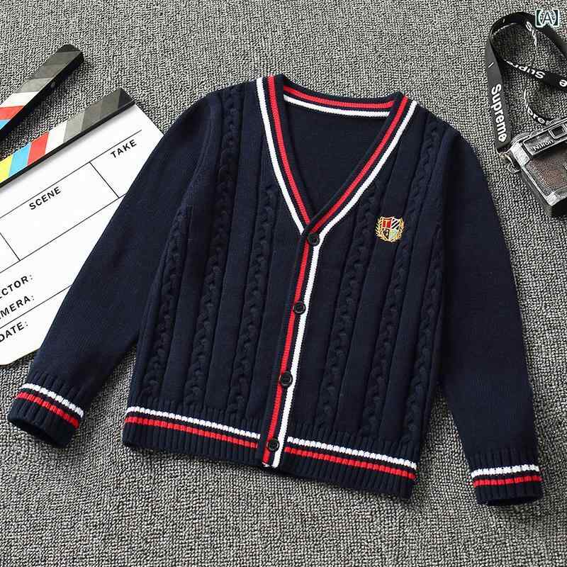 赤ちゃん服 スウェーター 編み物 御坊っちゃん用 スウェーター 赤ちゃん用 編み物ジレー 上衣 赤 教え子 服 ネイビーブルー 単科大学 表現スタイル