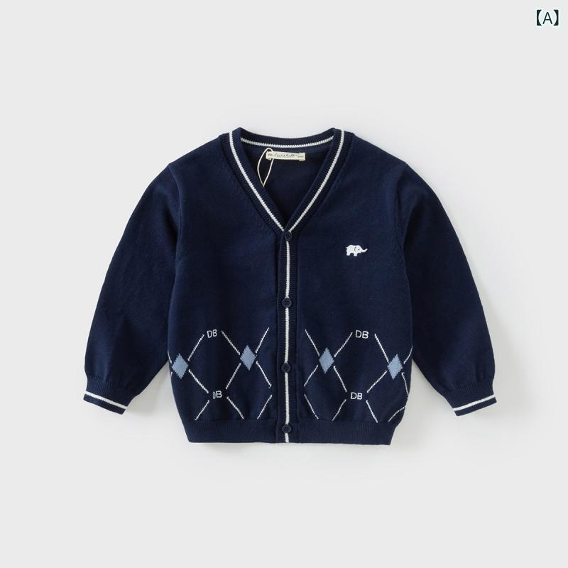 小わっぱ服 ティーシャツ 編み物 デビッド ベラ 小わっぱ用 ティーシャツ ジレー 2025 春 ボーイズ 綿織物 長袖 単科大学 表現スタイル 編み物 上衣