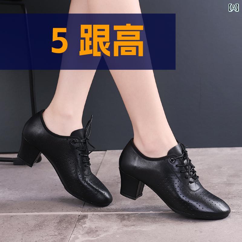 レディース 社交ダンスシューズ  サリー 社交ダンス シューズ レディース ラテン語 四角い 人付き合い レディースなめし革 判定基準 つら構え 今めかしい 牛皮 櫂 陽気 レディース靴-その他