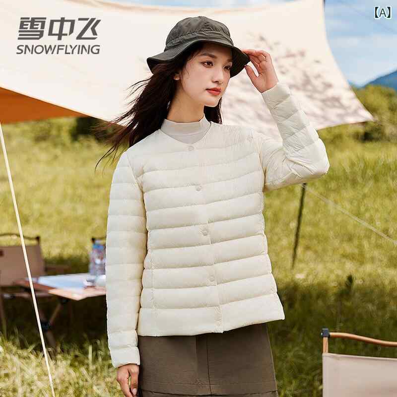 レディース ダウン ベスト スノー フライング ダウン ライナー レディース 2024 冬服 軽量 ジャケット 下着 ボトム ベスト|みやショップ店
