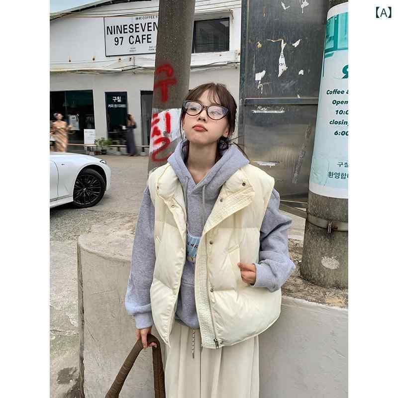 打ち倒す 限りない レディース 宋 鎮 根 杏 打ち倒す 上衣 限りない レディース 秋冬 照明ランプ色合い アウターウェア 酉の方角 厚地の外套 トップス-レディースファッション-ベスト・ジレ