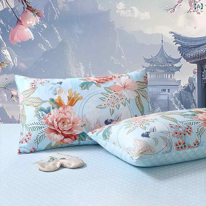 枕 カバー Fuanna 枕 カバー 1 組 100 % コットン 綿 セット フレッシュ 大人用 家庭用 48 cmx 74 cm|みやショップ店