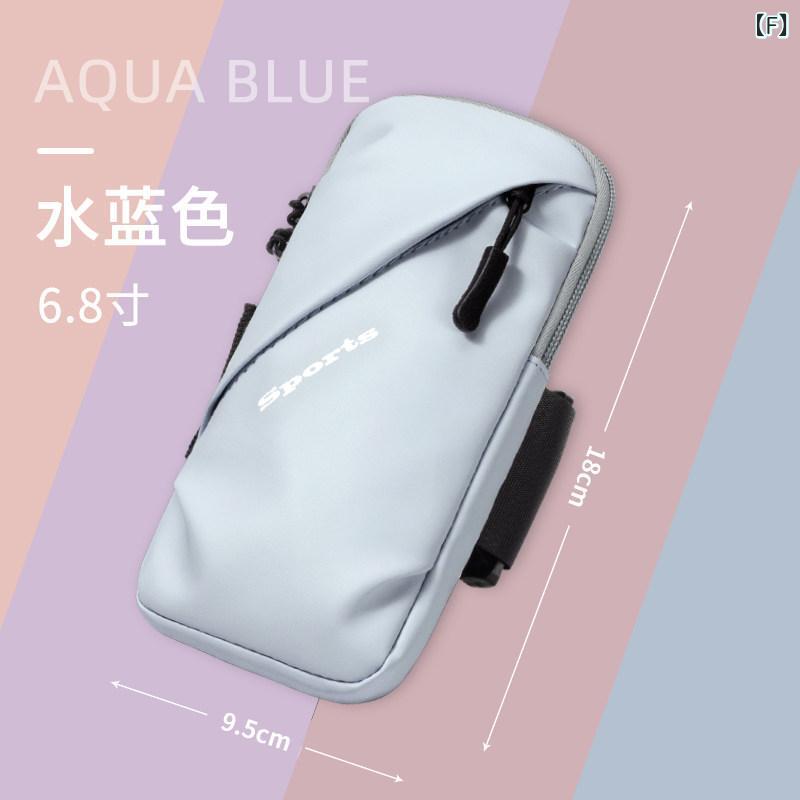 ランニングポーチ　バッグ 和風 ランニング スマートフォン アーム バッグ ユニセックス フィットネス 機器 リスト ストラップ 薄型 スポーツ スリーブ