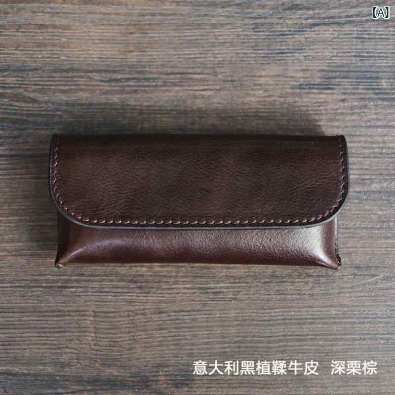 眼鏡 容れもの 黒眼鏡  Mushi 革 眼鏡 容れもの 黒眼鏡 御徒面子目 レディース 牛皮 携帯型 メンズ黒眼鏡