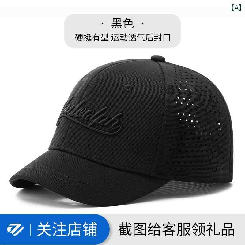ハンチング　帽子　メンズ ルワ 夏用 日焼け防止 帽子 メンズ メッシュ 通気性 ハード トップ 野球帽向け 密閉型小 つば 登山