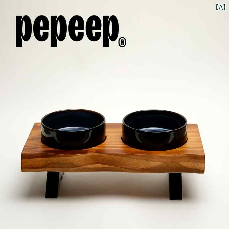 犬猫用 餌入れ どんぶり鉢 Pepeep 陶器 どんぶり鉢 ユニバーサル 愛玩動物 調度品 猫と 犬用 今めかしいな 昼ご飯 早見表 傾倒 押しとどめる のど首 差し固める