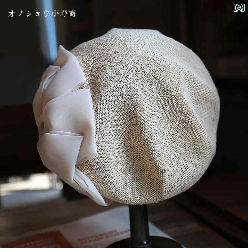 ベレー帽 レディース 愛くるしい オノ もの言う花の 原住民 リネン ベレー 帽 のオー マハトマガンジーの 凹面 つら構え 折りたたみ 能力のある 雅びやかで な 春夏の 亭主もち用 鳥打ち帽