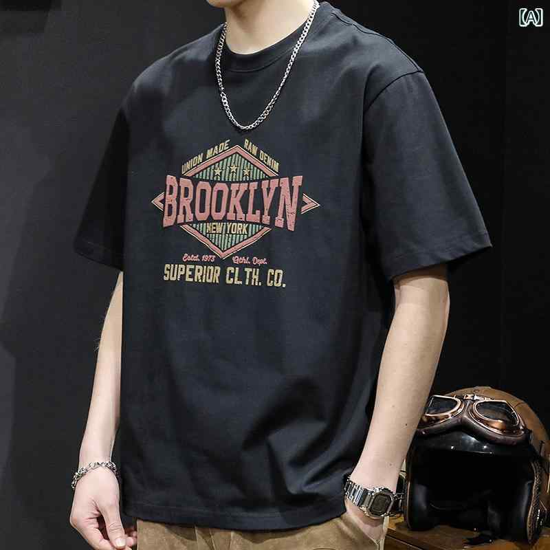 メンズ Tシャツ セットアップ アメリカ 半袖 Tシャツ 男性用 2024 夏の 大きいサイズ メンズトップス|みやショップ店