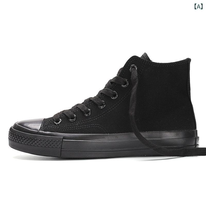 ハイカット　シューズ　メンズ Dafu Feiyue 旗 艦 店 ハイカット ブラック メンズ キャンバス シューズ カジュアル リーピング ホワイト 女性用