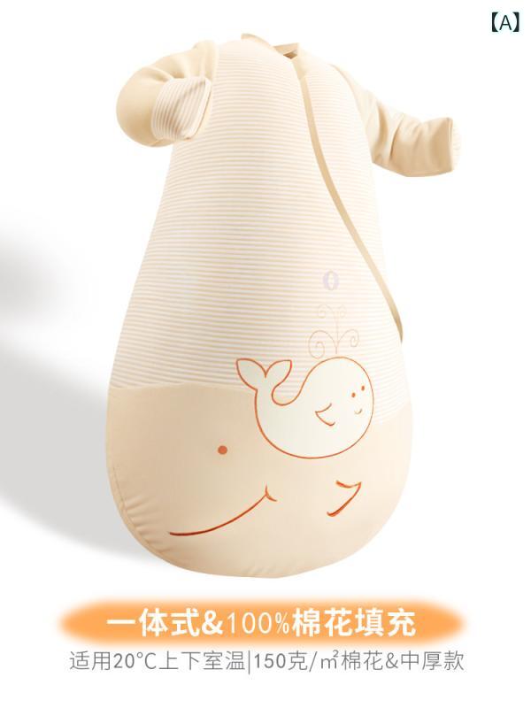 ベビー服　春秋 ベビー 寝袋 秋冬 綿 ライナー 冬に 厚手 オール イン ワン 赤ちゃんと 子供 アンチ キック キルト 春秋 7,199円
