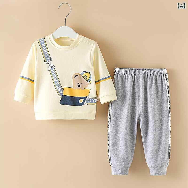 ベビー服　春秋 0 ～ 5歳の 子供 スーツ ベビー 服 春秋服 綿 秋服 秋 パンツ 分割 幼児 ツーピース おしゃれ