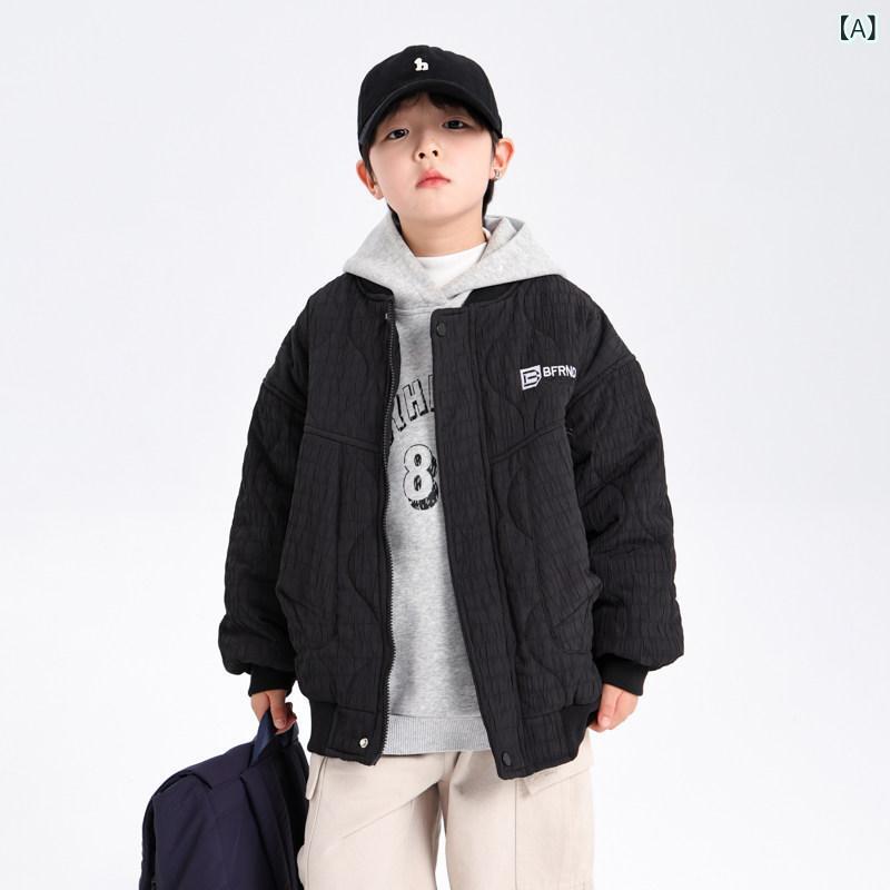 ベビー服 歳月 御坊っちゃん 秋冬 生あたたかい 朦朦たる ベースボール 綿 上衣 2025 小わっぱ 冬 進め方着 パジャマ-キッズファッション