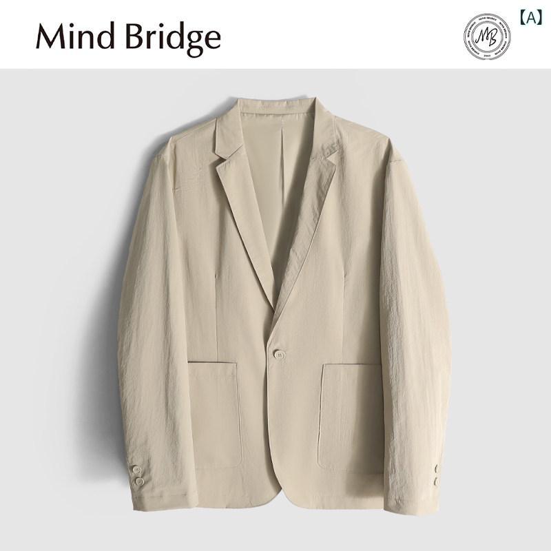 背広 セットアップ 青碧 MindBridge ミュンヘン 春夏 薄っぺら 韓国 ゆったり 商行為 心地好い 背広 通気性 スモール メンズ