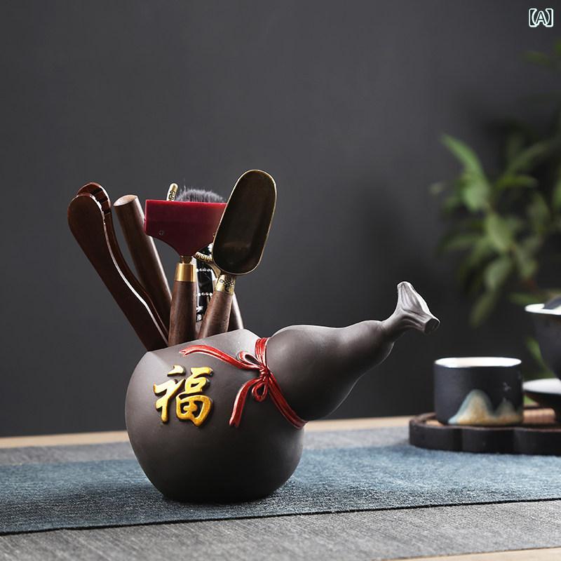 茶道具セット 茶道用具 6点セット 純銅製 六君子 ティータイム 道具 茶器セット 卓上飾り品 ティーセット 泡茶工具 茶道アクセサリー 和風 雅び 伝統工芸品 高級感 インテリア 雑貨 茶室飾り 和室 癒し 趣 深み 重厚感 茶器揃え 茶道用アイテム ｜みやショップ店