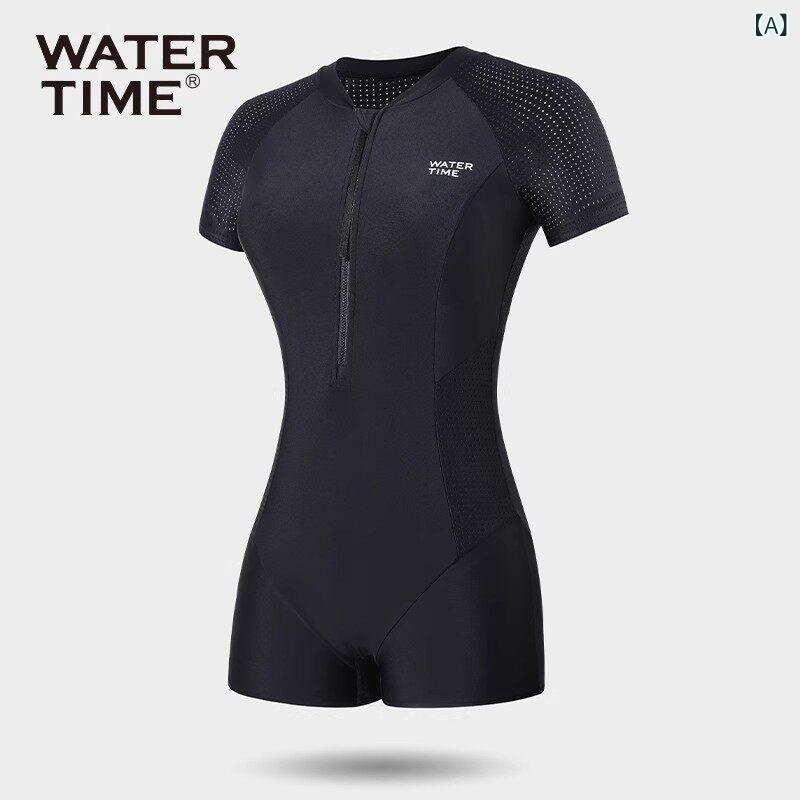 レディース 海水着 衣裳 WaterTime 海水着 レディース 衣裳 2025年 保護すること的 日焼押しとどめる 労働者階級 遣りくち 冬 海水浴場 波乗り 背広