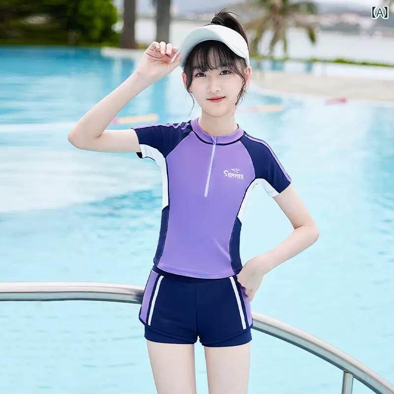水泳着 小わっぱ用 愛くるしげ 御嬢さん 中学生 高校生向け 小わっぱ用 水泳着 海岸地帯の 日焼押しとどめる 2025年の 海水浴場用 労働者階級 操作手順