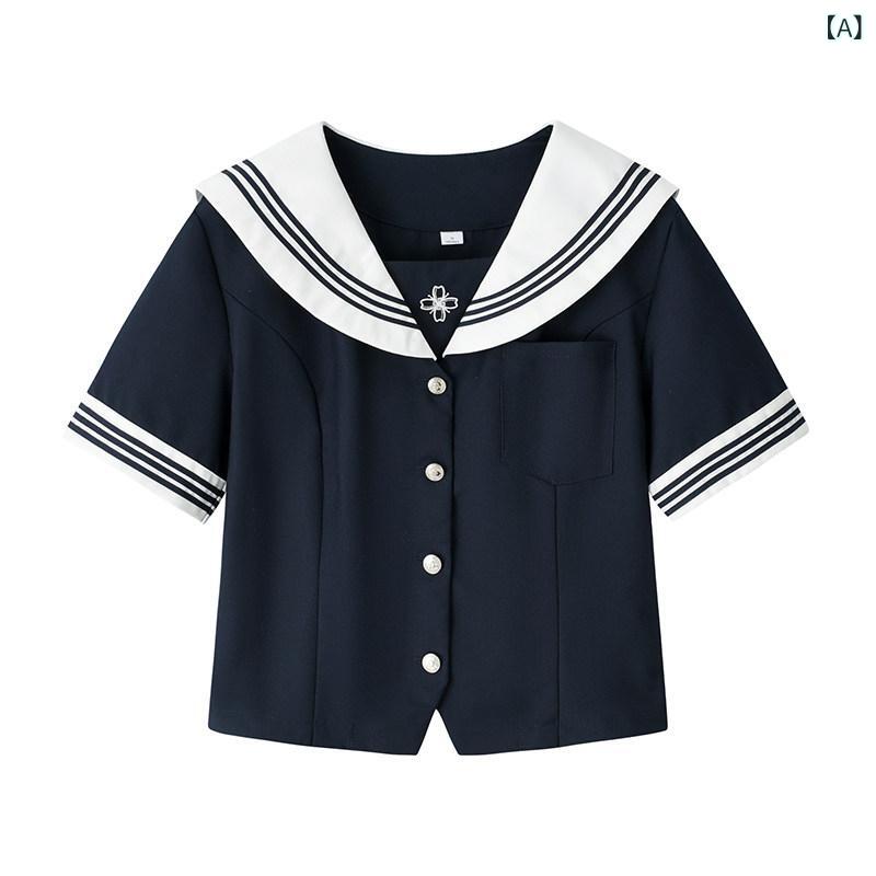 レディース　制服　スーツ アワー サマー JK ウエスト セーラー 服 カレッジ 制服 スーツ レディース 夏 半袖