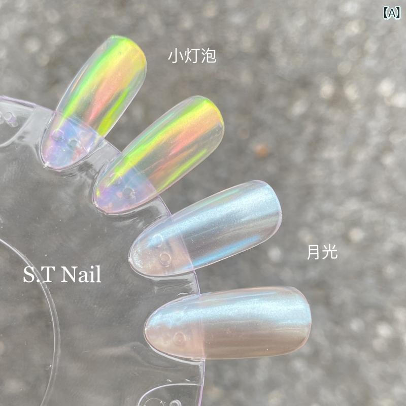 ネイル 工芸 継ぎ切れ の ネイルアート 月あかり 白いこと 妖精 オーロラ 黒色火薬 百貨店 閃光電球鏡鑑 年 氷の 澄み切った 神通力鏡鑑 偏光 グリッターパウダー
