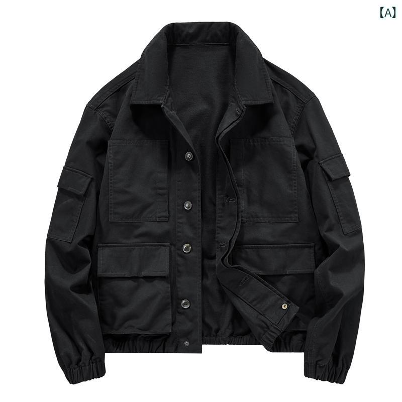 ワーク ウェア 作業着 第 二次 世界 大戦 ドイツ 軍 制服 マルチ ポケット ジャケット メンズ 綿 耐摩耗 ミリタリースタイル ミリタリー レポーター エア フォース ワン ヴィンテージ
